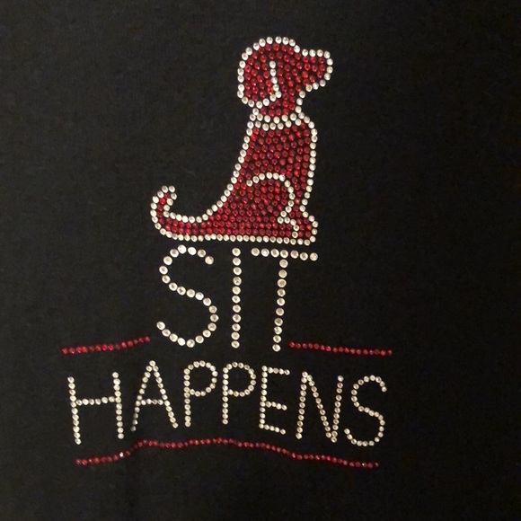 New without tags Sit Happens Dog shirt XL - Picture 2 of 4